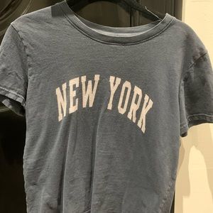 blue brandy melville top